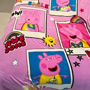 Peppa Pig Pink Twin Throw Blanket